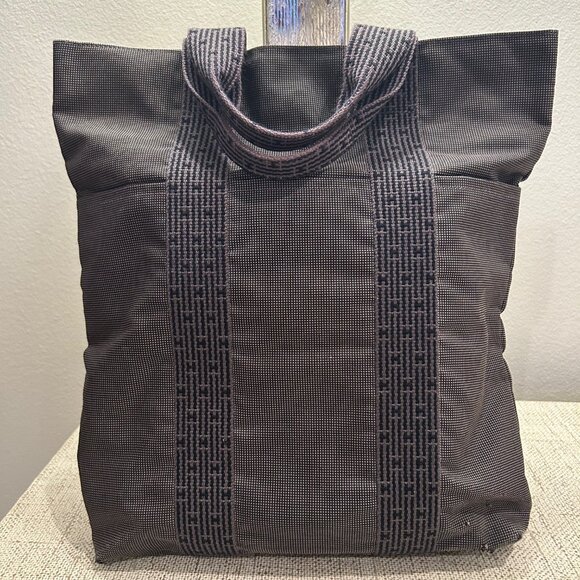Hermes Her Line Cabas Tote Grey - Picture 1 of 9